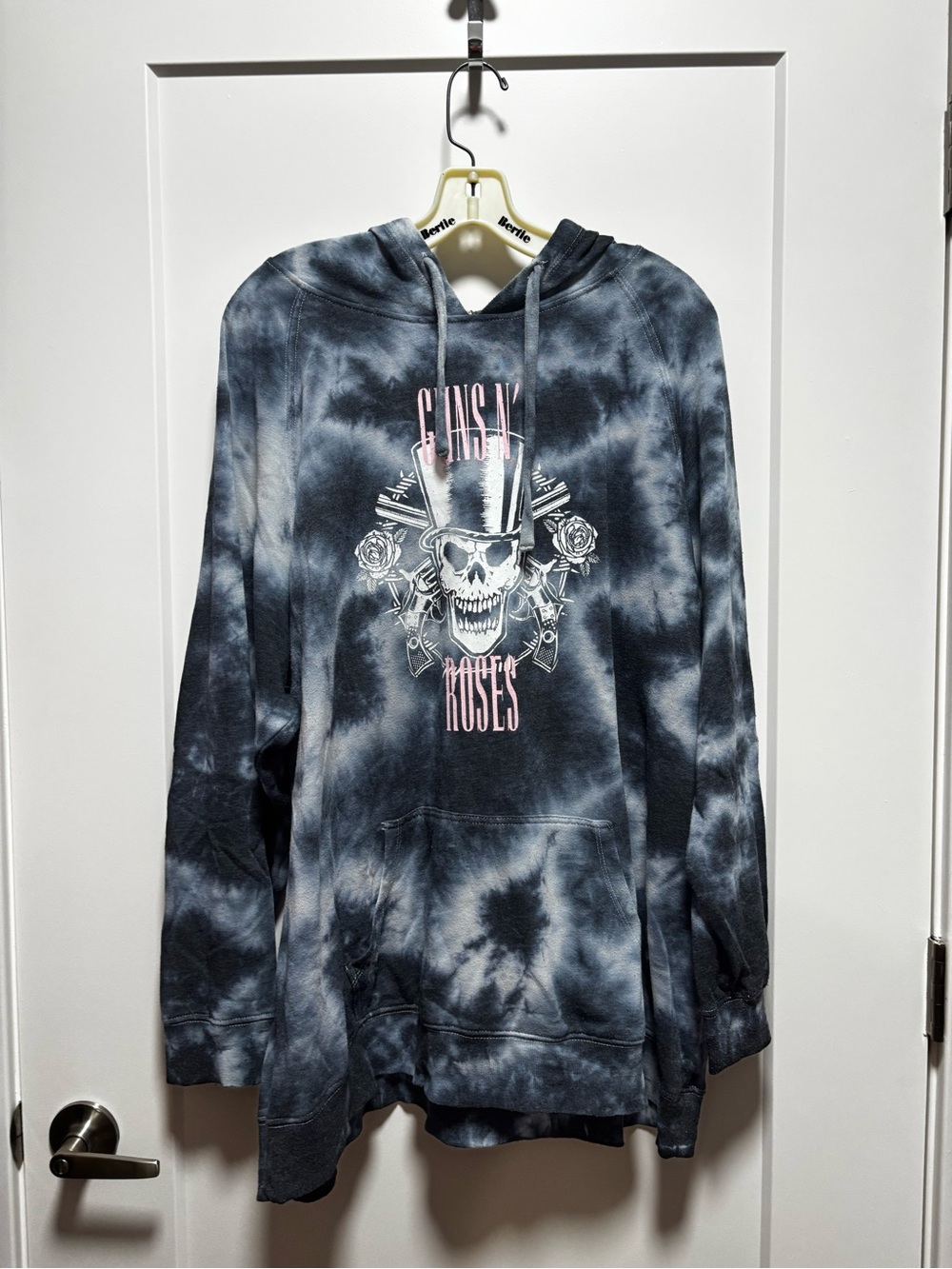torrid Blue Tie-Dye Hoodie with Graphic Skull